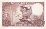CRBS1536 BILLETE ESPAÑA 100 PESETAS 1965 SIN SERIE EBC - Imagen 2
