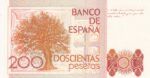 CRBS1603 BILLETE ESPAÑA 200 PESETAS 1980 SERIE 9A S/C- - Imagen 2
