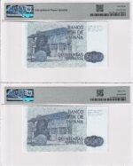 CRPMG010 PAREJA BILLETE ENCAPSULADO ESPAÑA 500 PTAS 1979 S/9A PGM64 - Imagen 2