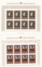 CRSEXT0594 SELLOS LIECHTENSTEIN Minipliego completo de 8 UND serie 822/4 - Imagen 2