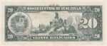 CRBX0860 BILLETE VENEZUELA 20 BOLIVARES 1966 MBC - Imagen 2