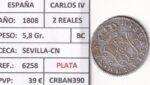 CRBAN390 MONEDA ESPAÑA CARLOS IV 2 REALES 1808 (VER DESCRIPCION EN FOTO) - Imagen 2
