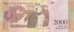 CRBX0424 BILLETE VENEZUELA 2000 BOLIVARES 2016 SIN CIRCULAR - Imagen 2