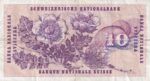 CRBX0913 BILLETE SUIZA 10 FRANCOS 1974 BC - Imagen 2