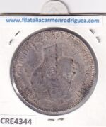 CRE4344 MONEDA ESPAÑA ALFONO XIII 5 PESETAS 1898 SG-V PLATA - Imagen 2