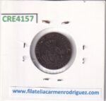 CRE4157 MONEDA ESPAÑA ISABEL II 1868 1 CTM. DE ESCUDO BARCELONA - Imagen 2