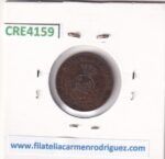 CRE4159 MONEDA ESPAÑA ISABEL II 1868 1 CTM. DE ESCUDO SEGOVIA OM - Imagen 2