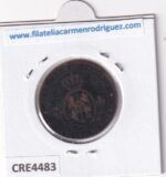 CRE4483 MONEDA ESPAÑA ISABEL II 2,5 CENTIMOS DE ESCUDO 1868 - Imagen 2