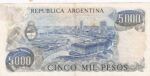 CRBX1019 BILLETE ARGENTINA 5000 PESOS MBC - Imagen 2