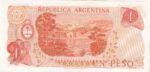 CRBX1032 BILLETE ARGENTINA 1 PESO BC - Imagen 2