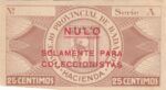 CRBL0071 BILLETE ESPAÑA BADAJOZ 25 CENTIMOS 1937 - Imagen 2