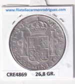 CRE4869 MONEDA ESPAÑA CARLOS IV 8 REALES 1808 POTOSI PJ 26,8 GR. - Imagen 2