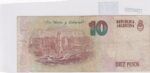CRBX1168 BILLETE ARGENTINA 10 PESOS USADO - Imagen 2