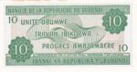 CRBX1308 BILLETE BURUNDI 10 FRANCOS 2005 SIN CIRCULAR - Imagen 2