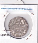 CR3515 MONEDA CALIFATO OMEYA HISHAM CECA WASIT 105H PLATA BO - Imagen 2