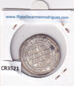 CR3521 MONEDA CALIFATO OMEYA HISHAM CECA WASIT 108H PLATA BO - Imagen 2