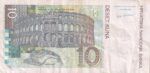 CRBX1332 BILLETE CROACIA 10 KUNA 2001 USADO - Imagen 2