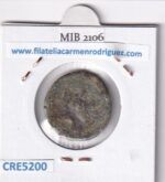 CRE5200 MONEDA ROMANA 1/2 UNIDAD CASTULO BRONCE - Imagen 2