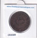 CR3589 MONEDA INDIAS ORIENTALES 2 1/2 CENTAVOS 1914 BRONCE - Imagen 2
