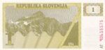 CRBX1445 BILLETE ESLOVENIA 1 ENA SIN CIRCULAR - Imagen 2