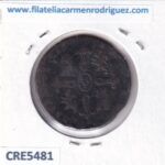 CRE5481 MONEDA ESPAÑA ISABEL II 1845 8 MARAVEDIS JUBIA - Imagen 2