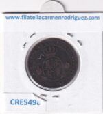 CRE5498 MONEDA ESPAÑA ISABEL II 1868 2 1/2 CENTIMOS - Imagen 2