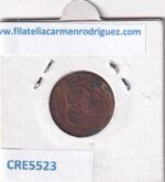 CRE5523 MONEDA ESPAÑA GOBIERNO PROVISIONAL 2 CENTIMOS 1870 COBRE - Imagen 2