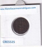 CRE5525 MONEDA ESPAÑA GOBIERNO PROVISIONAL 2 CENTIMOS 1870 COBRE - Imagen 2
