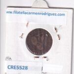 CRE5528 MONEDA ESPAÑA GOBIERNO PROVISIONAL 2 CENTIMOS 1870 COBRE - Imagen 2