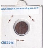 CRE5546 MONEDA ESPAÑA ALFONSO XIII 1 CENTIMO 1906 COBRE - Imagen 2