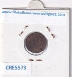 CRE5573 MONEDA ESPAÑA ALFONSO XIII 1 CENTIMO 1912 MADRID COBRE - Imagen 2