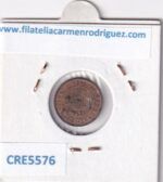CRE5576 MONEDA ESPAÑA ALFONSO XIII 1 CENTIMO 1912 MADRID COBRE - Imagen 2