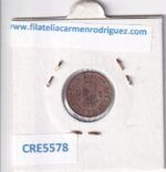 CRE5578 MONEDA ESPAÑA ALFONSO XIII 1 CENTIMO 1912 MADRID COBRE - Imagen 2