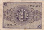 CRBS2365 BILLETE ESPAÑA 1 PESETA 1938 FEBRERO SERIE E MBC- - Imagen 2