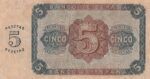 CRBS2385 BILLETE ESPAÑA 5 PESETAS 1938 SERIE D EBC - Imagen 2