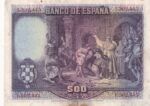 CRBS0702 BILLETE ESPAÑA 500 PESETAS 1928 BC - Imagen 2