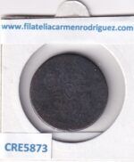 CRE5873 MONEDA ESPAÑA ISABEL II 4 MARAVEDIS COBRE - Imagen 2