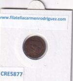CRE5877 MONEDA ESPAÑA GOBIERNO PROVISIONAL 1 CENTIMO 1870 COBRE - Imagen 2