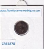CRE5878 MONEDA ESPAÑA GOBIERNO PROVISIONAL 1 CENTIMO 1870 COBRE - Imagen 2