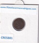 CRE5881 MONEDA ESPAÑA GOBIERNO PROVISIONAL 1 CENTIMO 1870 COBRE - Imagen 2