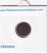 CRE5902 MONEDA ESPAÑA GOBIERNO PROVISIONAL 1 CENTIMO 1870 COBRE - Imagen 2