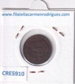 CRE5910 MONEDA ESPAÑA GOBIERNO PROVISIONAL 2 CENTIMOS 1870 COBRE - Imagen 2