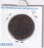 CRE5935 MONEDA ESPAÑA GOBIERNO PROVISIONAL 10 CENTIMOS 1870 COBRE - Imagen 2
