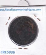 CRE5936 MONEDA ESPAÑA GOBIERNO PROVISIONAL 10 CENTIMOS 1870 COBRE - Imagen 2