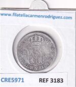 CRE5971 MONEDA ESPAÑA CARLOS III 2 REALES 1780 MADRID PJ PLATA - Imagen 2