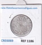 CRE6069 MONEDA ESPAÑA CARLOS IV 2 REALES 1801 SEVILLA CN PLATA - Imagen 2