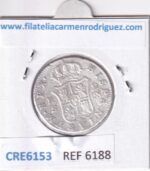 CRE6153 MONEDA ESPAÑA CARLOS IV 2 REALES 1803 SEVILLA CN PLATA - Imagen 2
