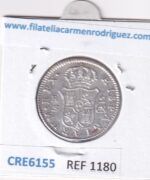 CRE6155 MONEDA ESPAÑA CARLOS IV 2 REALES 1803 SEVILLA CN PLATA - Imagen 2