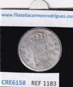 CRE6158 MONEDA ESPAÑA CARLOS IV 2 REALES 1805 SEVILLA CN PLATA - Imagen 2