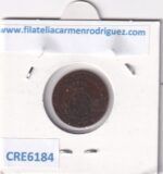 CRE6184 MONEDA ESPAÑA ISABEL II 1 CTS DE ESCUDO 1868 SEVILLA - Imagen 2